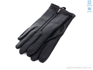 Рукавички жіночі A3Ж шкіра Королева чорний  оптом от Optomarket