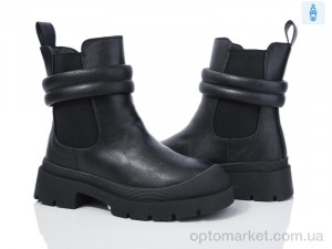 Черевики жіночі A4-132 Lion-Lu чорний  оптом от Optomarket