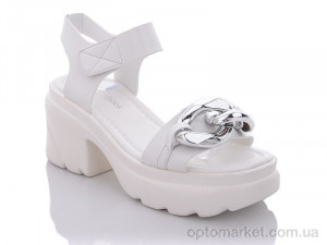 Босоніжки жіночі A5-6 Lilin shoes білий оптом от Optomarket