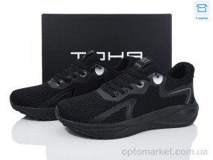 Кросівки чоловічі A5063 all black TOHA чорний  оптом от Optomarket