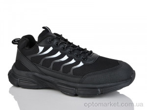 Кросівки чоловічі A512-1 KMB чорний  оптом от Optomarket