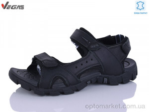 Сандалі чоловічі A515-1 Vegas чорний  оптом от Optomarket
