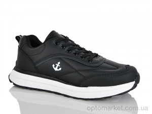 Кросівки чоловічі A529-1 KMB чорний оптом от Optomarket