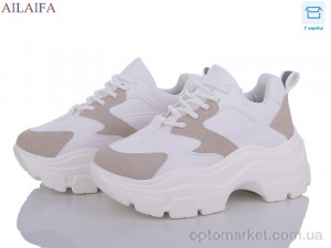 Кросівки жіночі A53 white піна Ailaifa білий  оптом от Optomarket