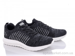 Кросівки чоловічі A639-1 пеан KMB чорний  оптом от Optomarket