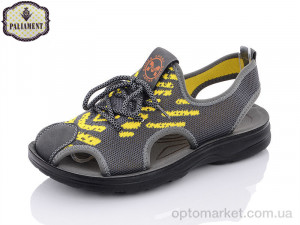 Сандалі чоловічі A650-8 Paliament сірий  оптом от Optomarket
