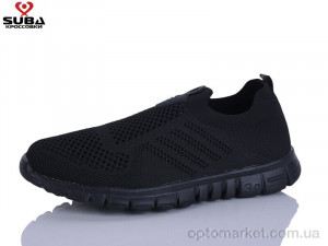Кросівки чоловічі A6600-1 Suba чорний  оптом от Optomarket