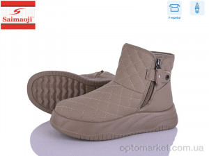 Черевики жіночі A6608-15 Saimaoji коричневий  оптом от Optomarket
