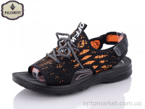 Сандалі чоловічі A665-5 Paliament чорний  оптом от Optomarket