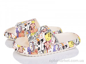 Шльопанці жіночі A668-3 Dageni бежевий  оптом от Optomarket