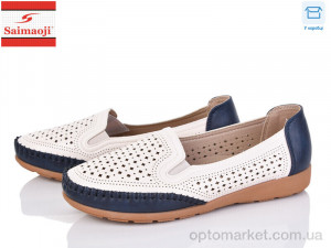 Туфлі жіночі A67-3 Saimaoji бежевий  оптом от Optomarket
