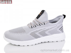 Кросівки чоловічі A680-4 Sayota сірий  оптом от Optomarket