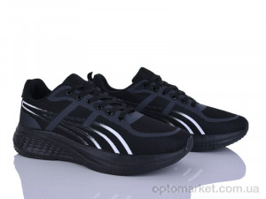 Кросівки чоловічі A681-9 KMB чорний оптом от Optomarket