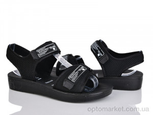 Босоніжки жіночі A7-1 YiYi чорний  оптом от Optomarket