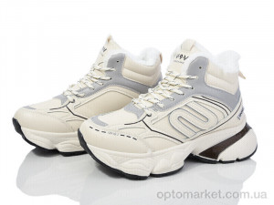 Кросівки жіночі A7-15 Xifa бежевий  оптом от Optomarket