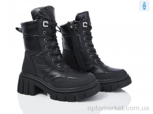 Черевики жіночі A73-1275 Lion чорний  оптом от Optomarket