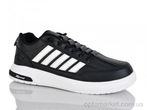 Кросівки чоловічі A730-1 KMB чорний оптом от Optomarket