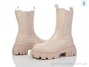 Черевики жіночі A77-1259-2 Lion-Lu бежевий  оптом от Optomarket