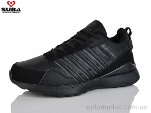 Кросівки чоловічі A7730-01 піна Suba чорний  оптом от Optomarket