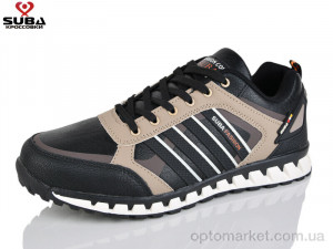 Кросівки чоловічі A7743-8 піна Suba чорний  оптом от Optomarket