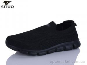 Кросівки чоловічі A816-1 Situo чорний  оптом от Optomarket