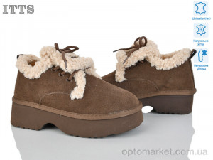 Черевики жіночі A822-35 ITTS коричневий  оптом от Optomarket