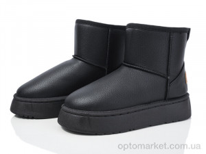 Уги жіночі A85-1 зима YiYi чорний  оптом от Optomarket