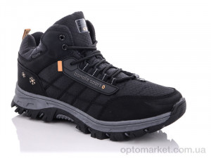 Ботинки мужчины A8967-3 Bonote черный  оптом от Optomarket