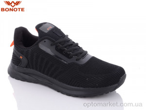 Кросівки чоловічі A8989-3 Bonote чорний  оптом от Optomarket