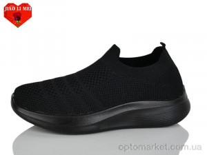 Кросівки жіночі A9-1 Jiao Li Mei чорний  оптом от Optomarket
