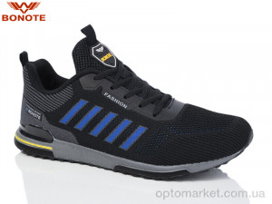 Кросівки чоловічі A9068-3 Bonote чорний оптом от Optomarket