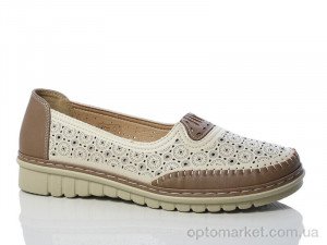 Туфлі жіночі A96-3 Baodaogongzhu бежевий  оптом от Optomarket
