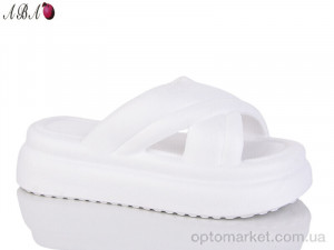 Шльопанці жіночі ABA1-2 Aba білий  оптом от Optomarket