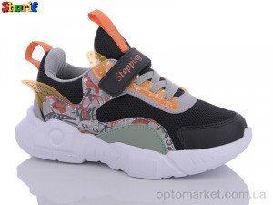 Кросівки дитячі AC113-5 Stepping чорний  оптом от Optomarket