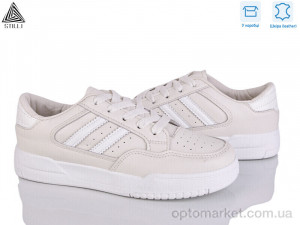 Кросівки жіночі AD120-8 шкіра Stilli бежевий оптом от Optomarket