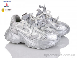 Кросівки дитячі AD175126-1 silver Apawwa срібний  оптом от Optomarket