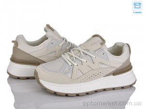 Кросівки жіночі AD33-3 Lady Lily бежевий  оптом от Optomarket