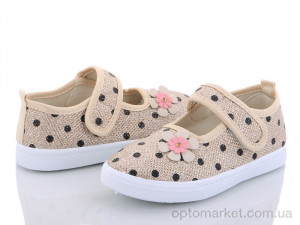 Капці дитячі AG88-7 Blue Rama бежевий оптом от Optomarket