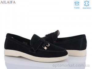 Туфлі жіночі AH1-1 L.ro Piana чорний оптом от Optomarket