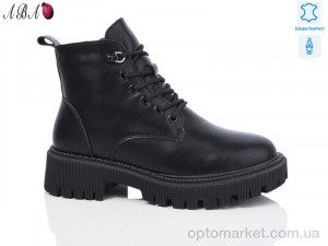 Черевики жіночі AK84-6 ITTS чорний  оптом от Optomarket