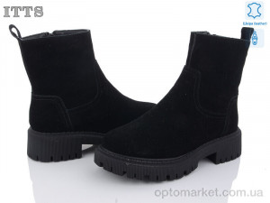 Черевики жіночі AK88-1 ITTS чорний  оптом от Optomarket