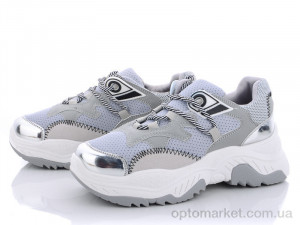 Кросівки жіночі AKБ125 silver Class Shoes срібний  оптом от Optomarket