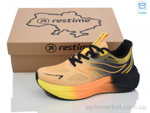 Кросівки жіночі AWL25446 black-orange Restime помаранчевий  оптом от Optomarket
