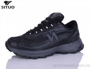 Кросівки жіночі B002-1 Situo чорний  оптом от Optomarket
