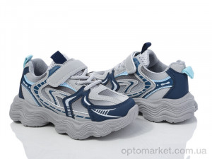 Кросівки дитячі B013-4 Blue Rama сірий оптом от Optomarket