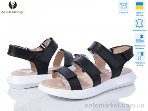 Босоніжки жіночі Б103 чорн.ш. Alex Bens чорний  оптом от Optomarket