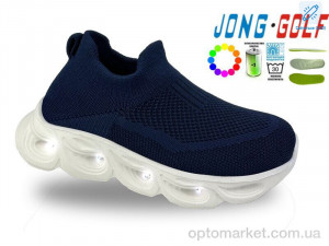 Кросівки дитячі B11731-1 LED JongGolf синій оптом от Optomarket