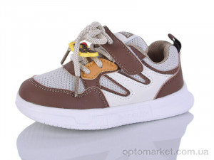 Кросівки дитячі B15-2 M&L Alex14 бежевий  оптом от Optomarket