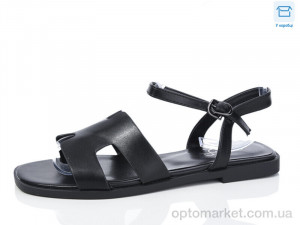 Босоніжки жіночі B16-1 GB чорний  оптом от Optomarket