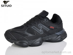 Кросівки жіночі B160-8 Situo чорний оптом от Optomarket